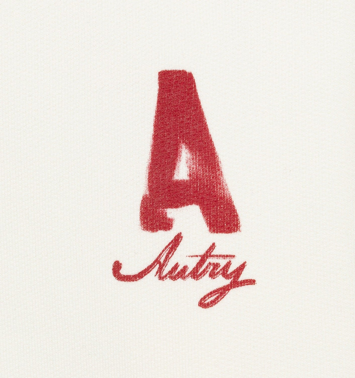 AUTRY HERITAGE SWEATSHIRT WITH WASHED EFFECT UNISEX