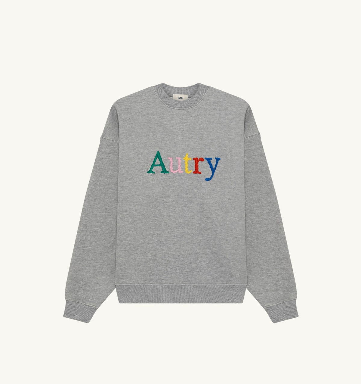AUTRY SWEATSHIRT WITH MULTICOLOR LOGO UNISEX