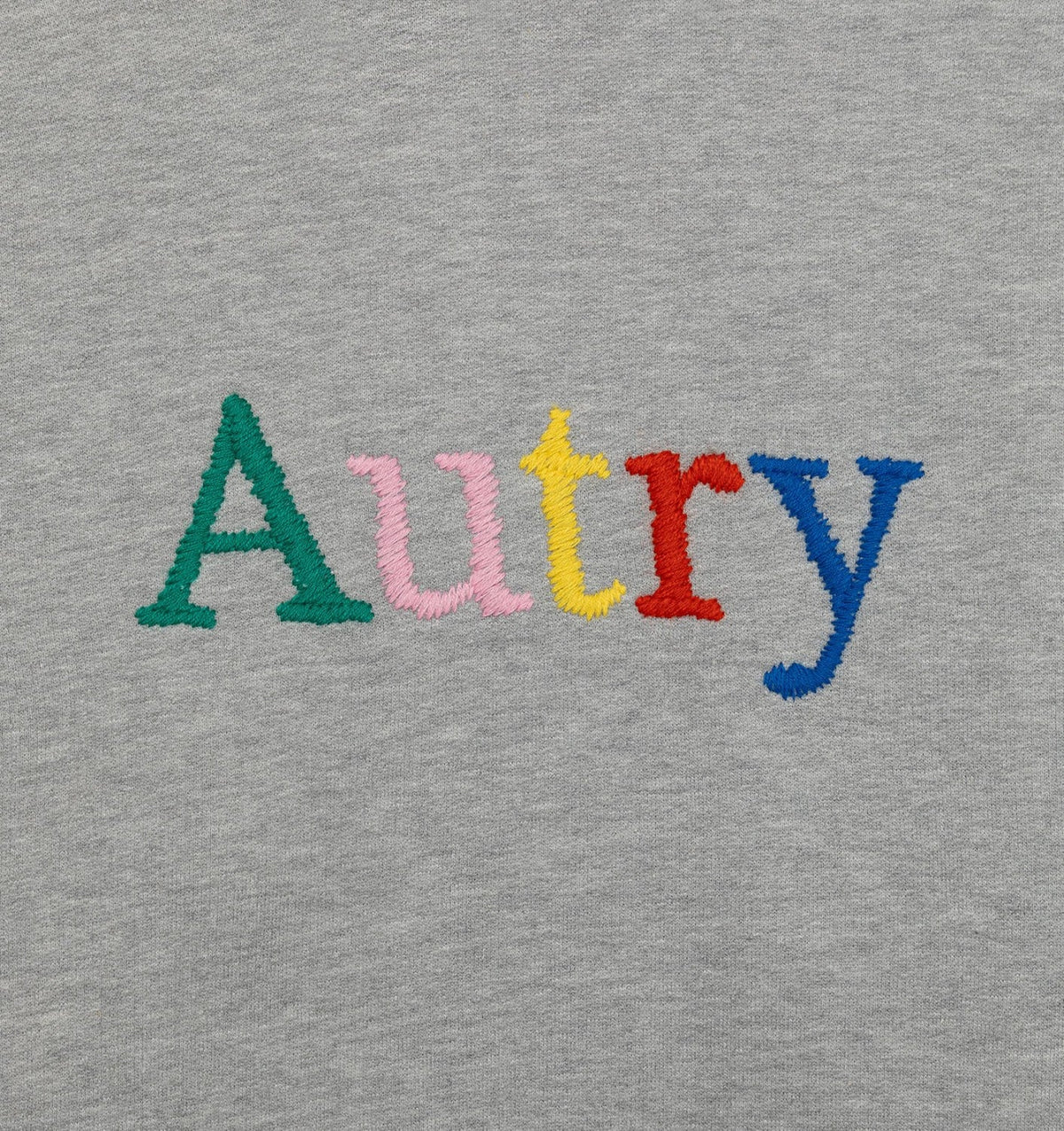 AUTRY SWEATSHIRT WITH MULTICOLOR LOGO UNISEX