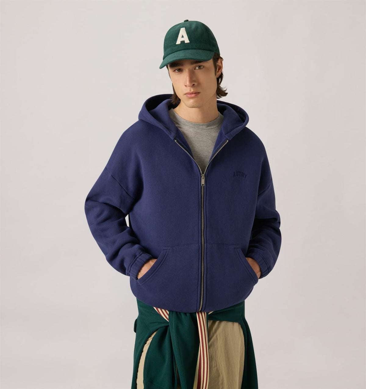 AUTRY UNISEX ZIP-UP HOODIE