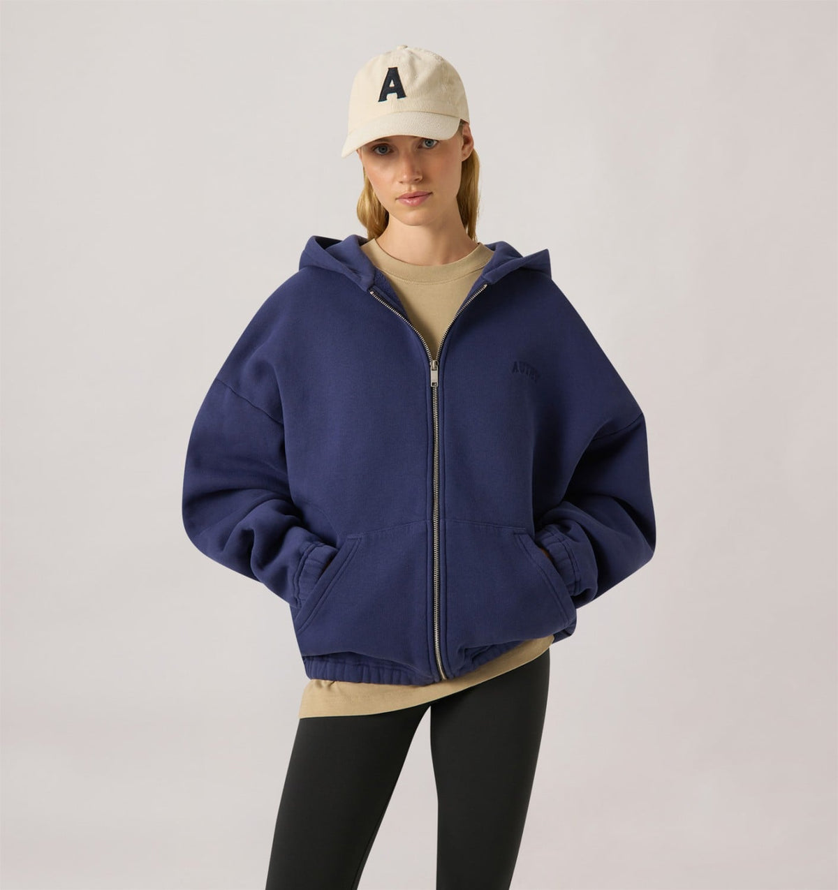AUTRY UNISEX ZIP-UP HOODIE