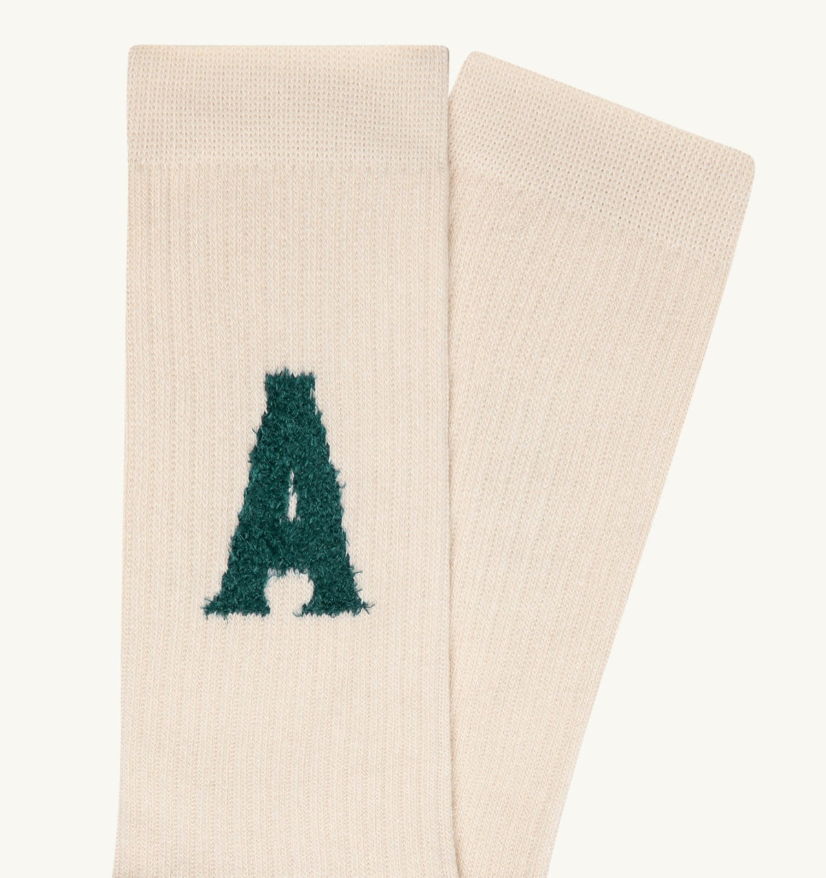 AUTRY RIBBED SOCKS WITH JACQUARD LOGO UNISEX