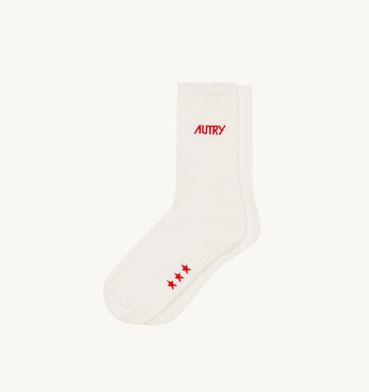 AUTRY SOCKS WITH JACQUARD LOGO UNISEX