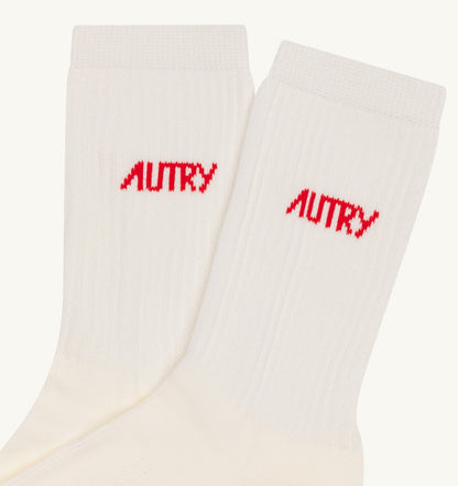 AUTRY SOCKS WITH JACQUARD LOGO UNISEX