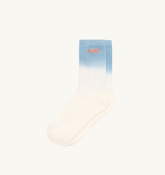 AUTRY SOCKS WITH EMBROIDERY TIE-DYE LOGO UNISEX