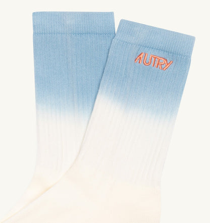 AUTRY SOCKS WITH EMBROIDERY TIE-DYE LOGO UNISEX