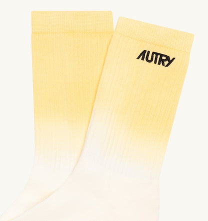 AUTRY SOCKS WITH EMBROIDERY TIE-DYE LOGO UNISEX