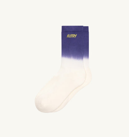 AUTRY SOCKS WITH EMBROIDERY TIE-DYE LOGO UNISEX