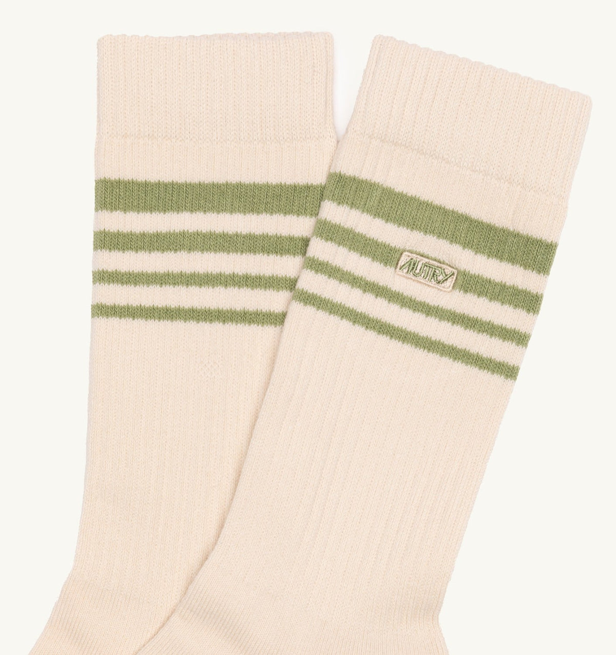 AUTRY JACQUARD STRIPED SOCKS WITH LOGO UNISEX