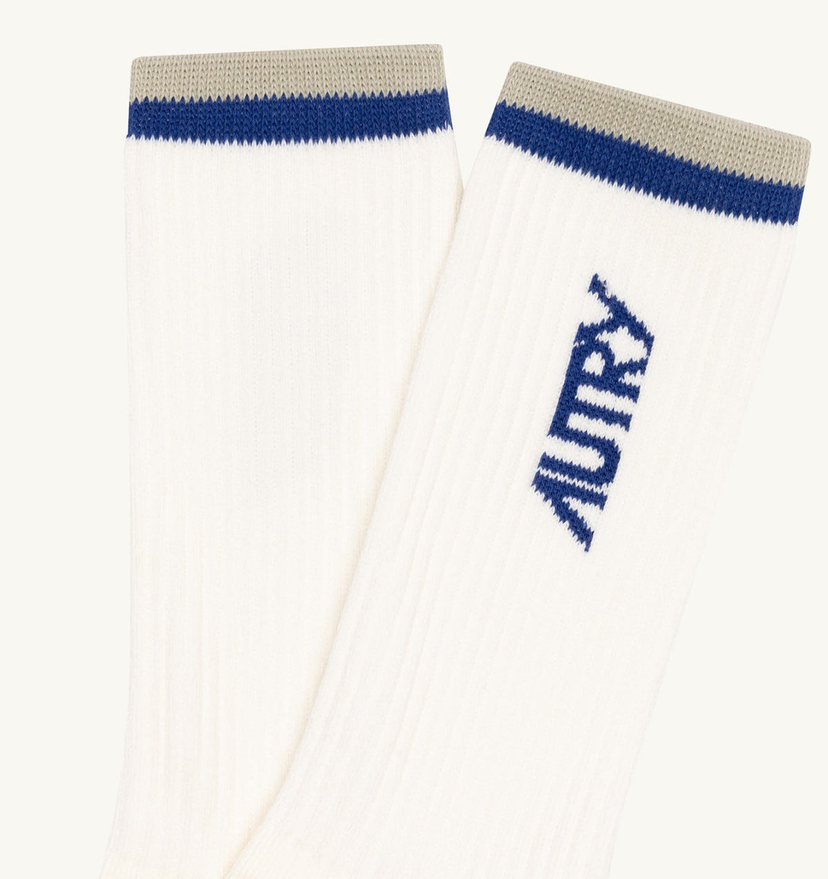 AUTRY JACQUARD STRIPED SOCKS WITH LOGO UNISEX