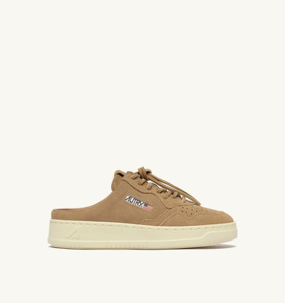 AUTRY MEDALIST MULE SNEAKERS IN COPPER SUEDE