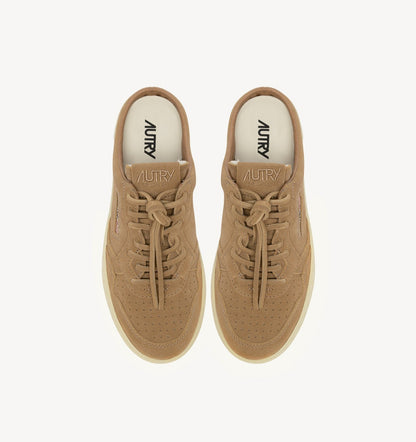 AUTRY MEDALIST MULE SNEAKERS IN COPPER SUEDE