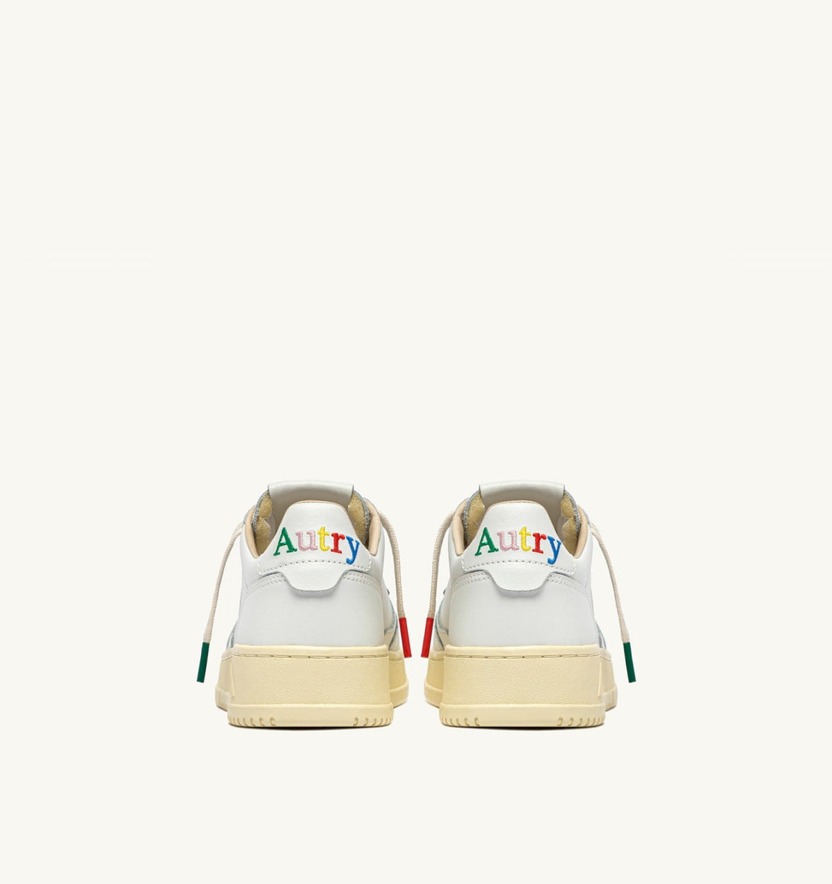 AUTRY MEDALIST LOW SNEAKERS IN WHITE LEATHER