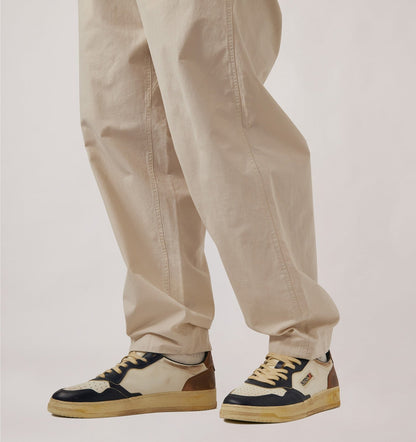 AUTRY MEDALIST LOW SUPER VINTAGE SNEAKERS IN WHITE COPPER AND SPACE LEATHER