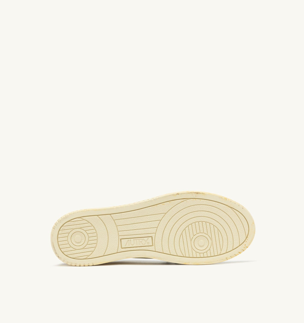 AUTRY MEDALIST LOW SUPER VINTAGE SNEAKERS IN WHITE COPPER AND SPACE LEATHER