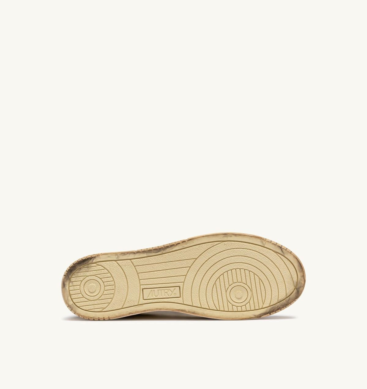 AUTRY MEDALIST LOW SUPER VINTAGE SNEAKERS IN WHITE, COVERT GREEN AND BLACK LEATHER