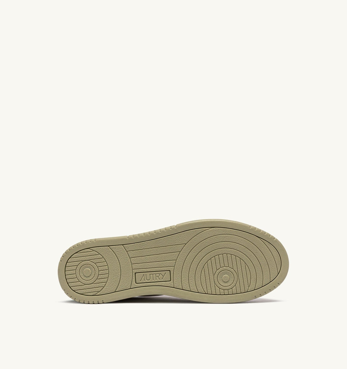 AUTRY MEDALIST LOW TRICOLOR SNEAKERS IN SUEDE COLOR WHITE SAND AND GRAY GREEN