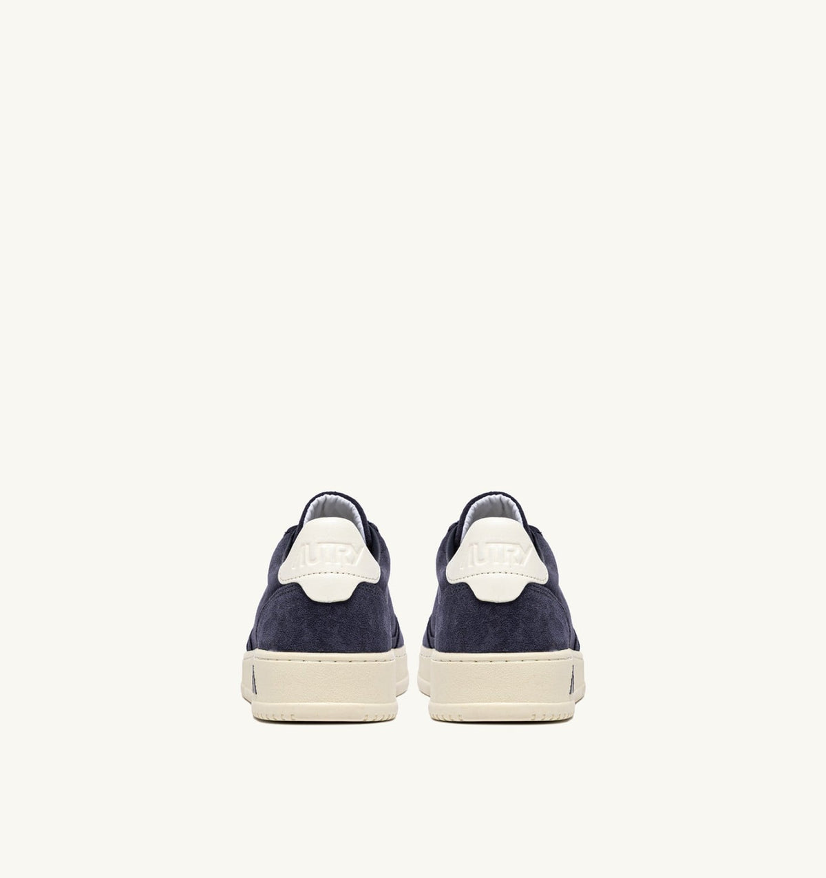 AUTRY MEDALIST LOW SNEAKERS IN SPACE AND WHITE SUEDE