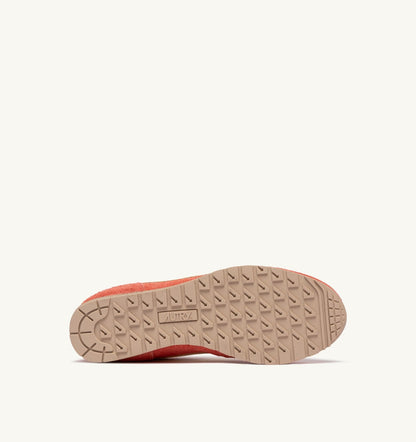 AUTRY WINDSPIN SNEAKERS IN BLUSH AND RUTABAGA SUEDE AND LEATHER