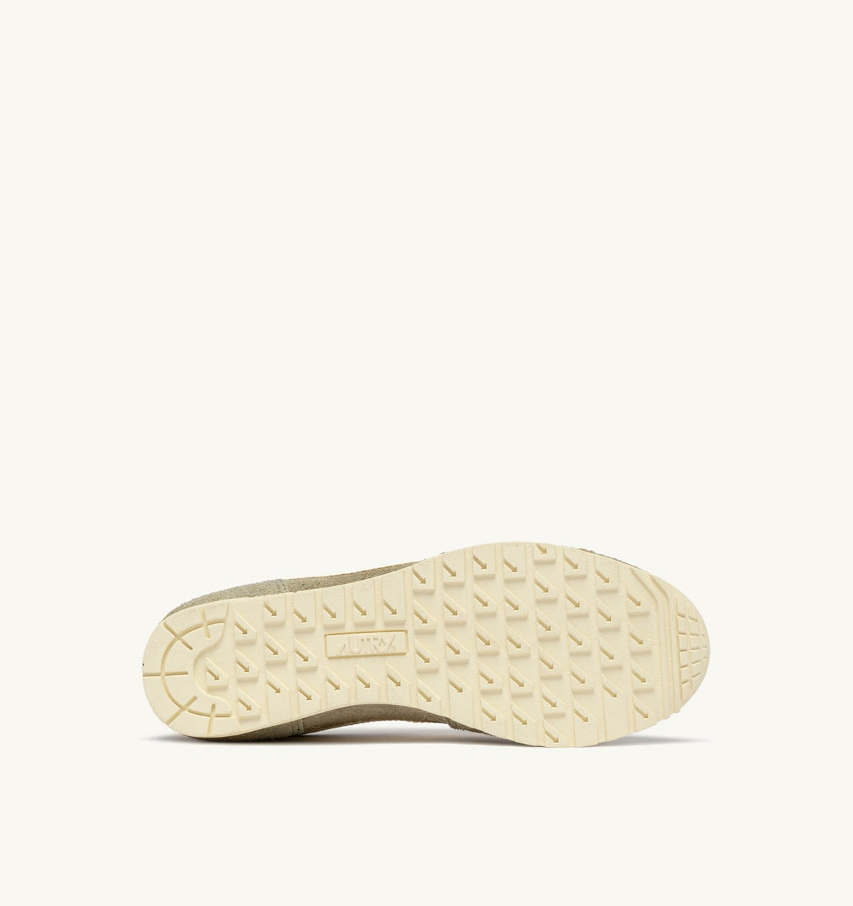 AUTRY WINDSPIN SNEAKERS IN GRAY GREEN AND RUTABAGA SUEDE AND LEATHER