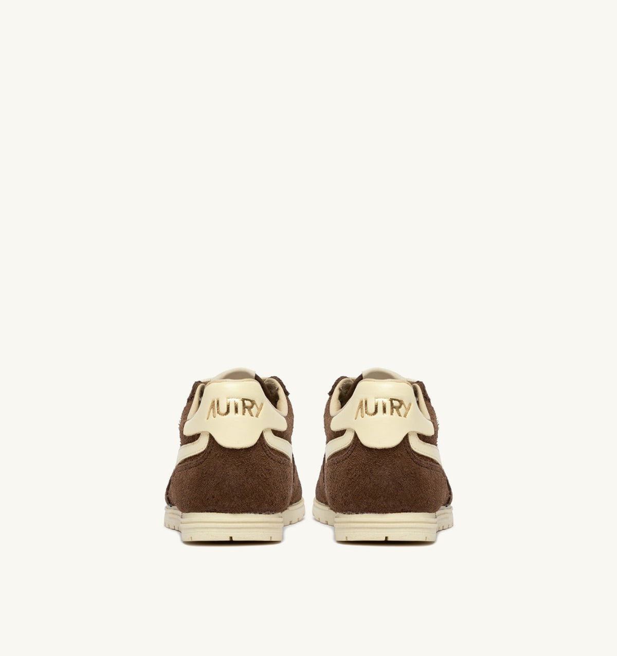 AUTRY WINDSPIN SNEAKERS IN TUNDRA AND RUTABAGA SUEDE AND LEATHER