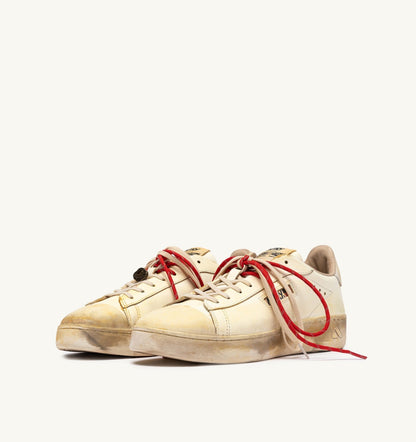 AUTRY DALLAS LOW SUPER VINTAGE SNEAKERS IN MARSHMALLOW LEATHER