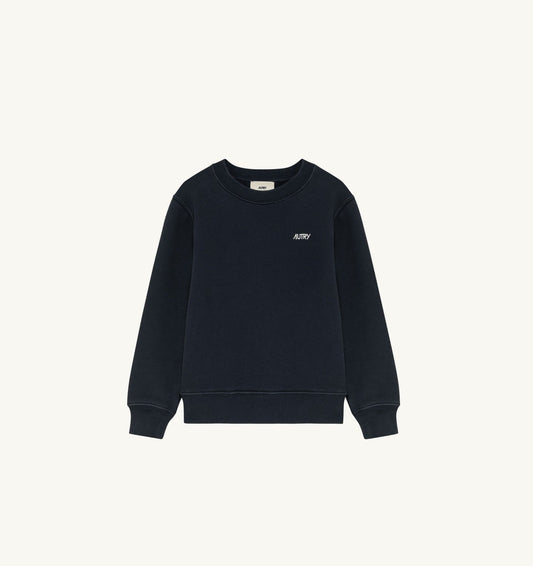 AUTRY CREWNECK SWEATSHIRT WITH EMBROIDERED AUTRY LOGO KIDS