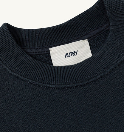 AUTRY CREWNECK SWEATSHIRT WITH EMBROIDERED AUTRY LOGO KIDS