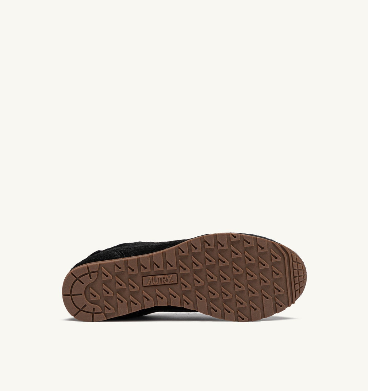 AUTRY WINDSPIN SNEAKERS IN BLACK PONY HAIR EFFECT