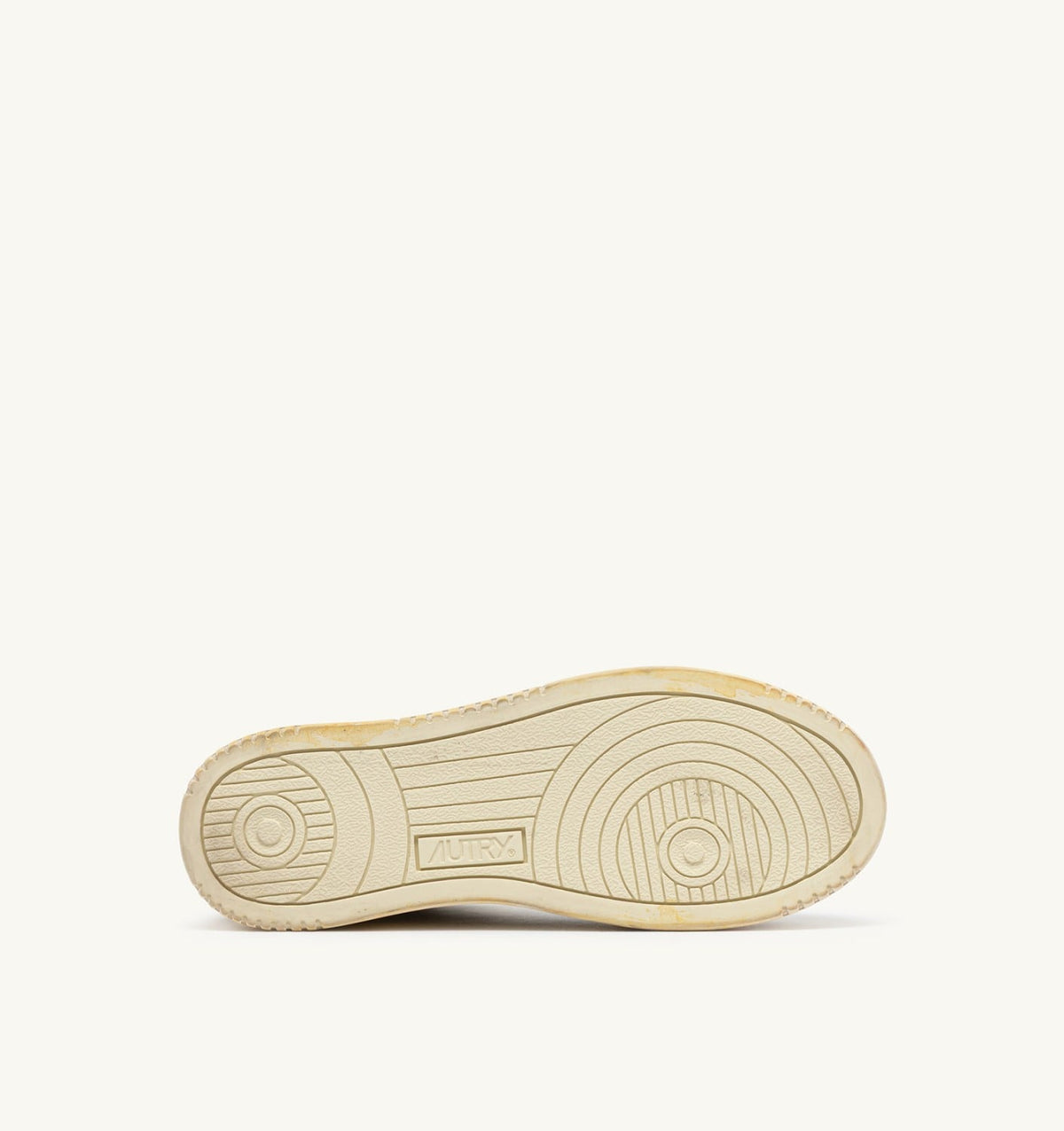 AUTRY MED-WAY SUPER VINTAGE SNEAKERS IN SILVER AND MARSHMALLOW SNAKE-PRINT LEATHER