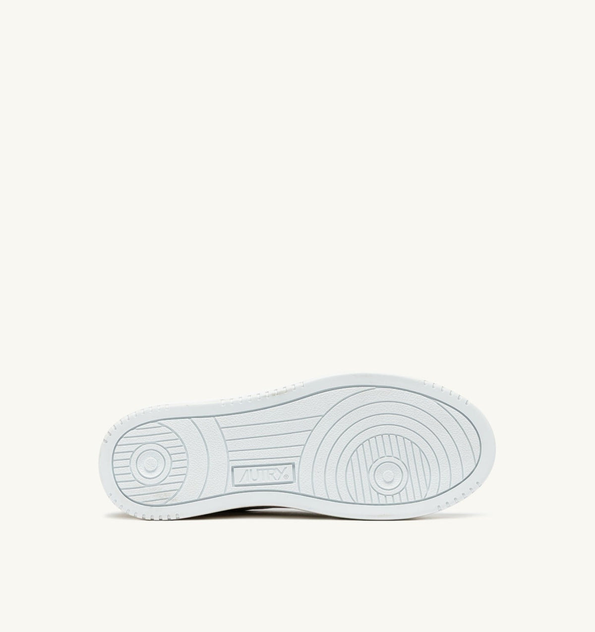 AUTRY MEDALIST LOW SUPER VINTAGE 'Autry x Maison MIHARA YASUHIRO General Scale.' SNEAKERS IN WHITE LEATHER