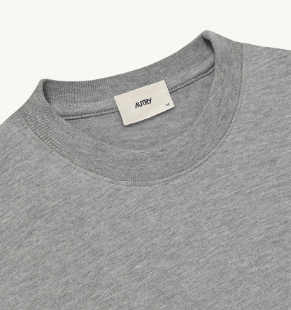 AUTRY BOXY T-SHIRT WITH TONAL LOGO FOR WOMAN