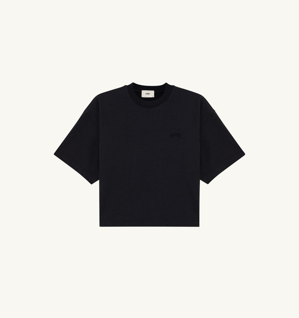 AUTRY BOXY T-SHIRT WITH TONAL LOGO FOR WOMAN