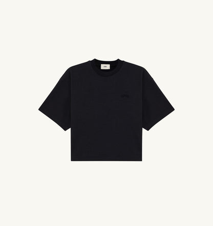 AUTRY BOXY T-SHIRT WITH TONAL LOGO FOR WOMAN