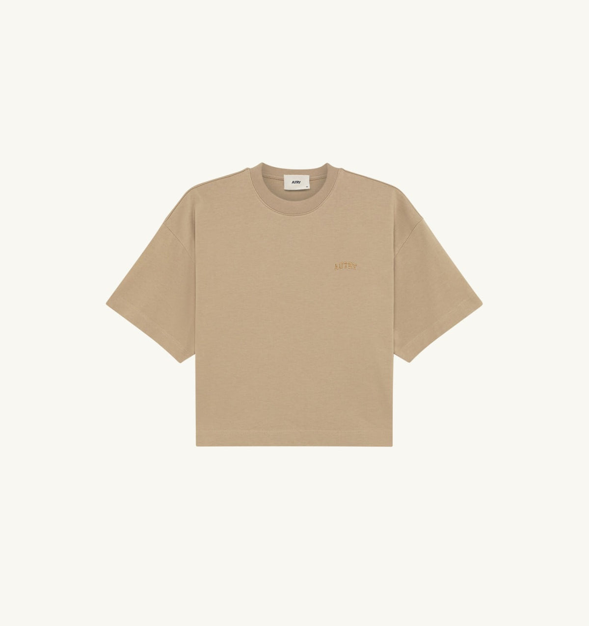 AUTRY BOXY T-SHIRT WITH TONAL LOGO FOR WOMAN