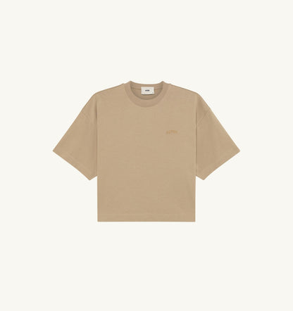 AUTRY BOXY T-SHIRT WITH TONAL LOGO FOR WOMAN