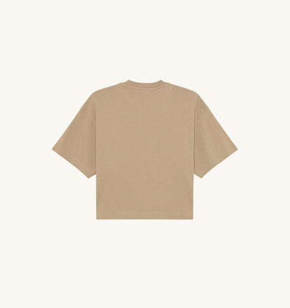 AUTRY BOXY T-SHIRT WITH TONAL LOGO FOR WOMAN