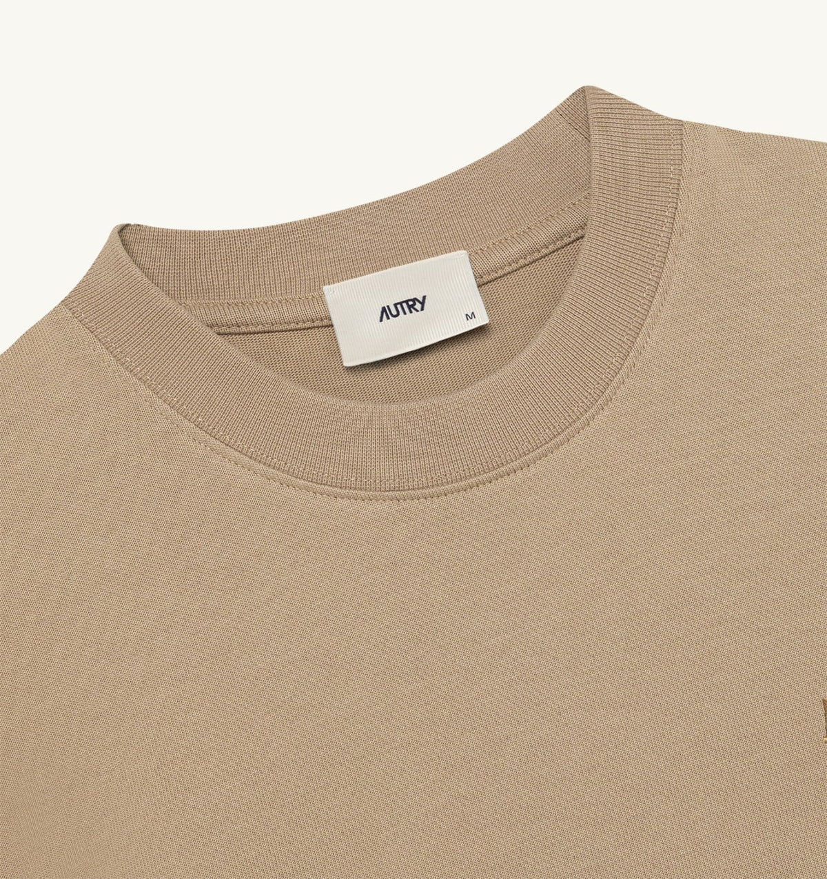 AUTRY BOXY T-SHIRT WITH TONAL LOGO FOR WOMAN