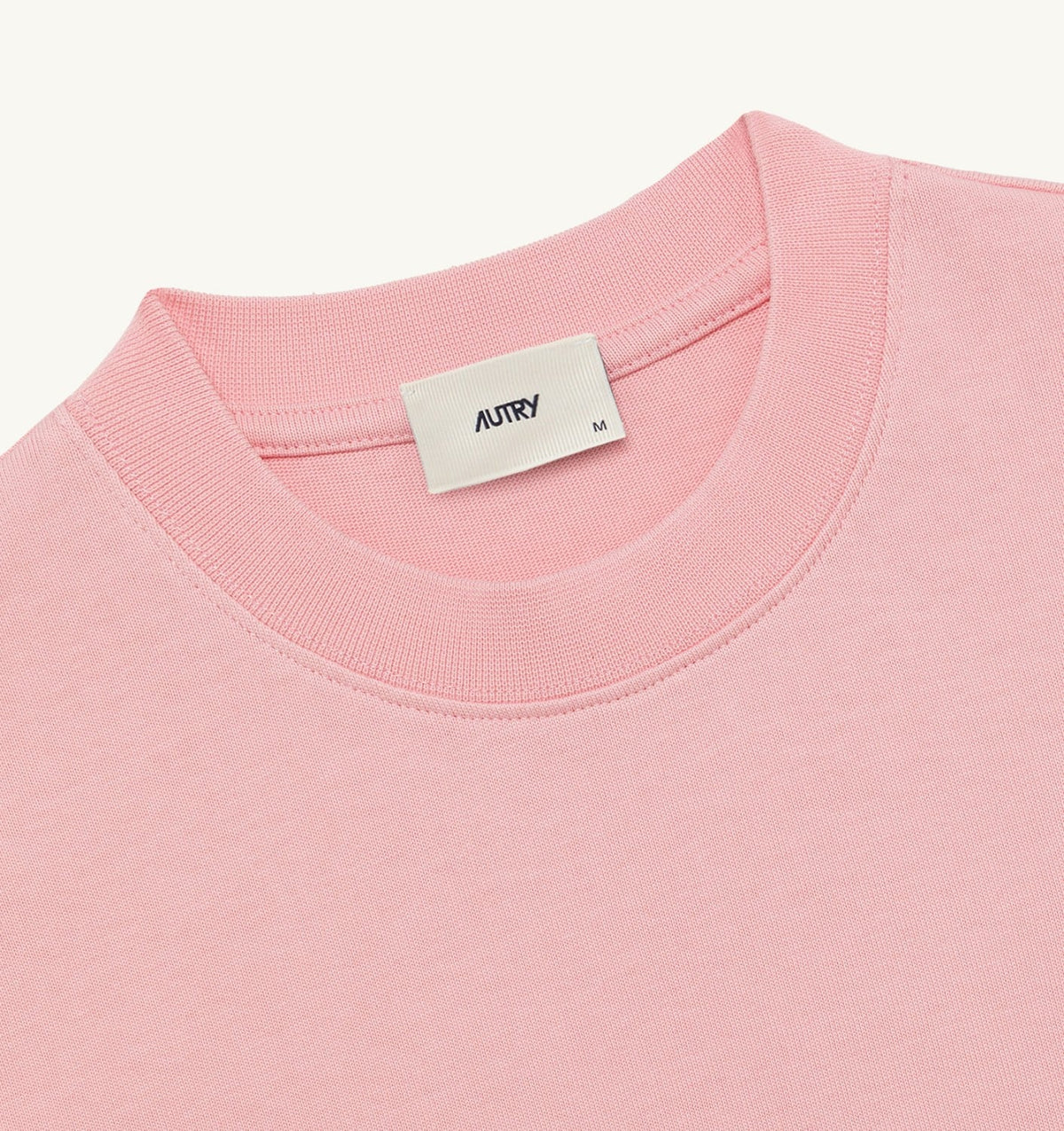 AUTRY BOXY T-SHIRT WITH TONAL LOGO FOR WOMAN