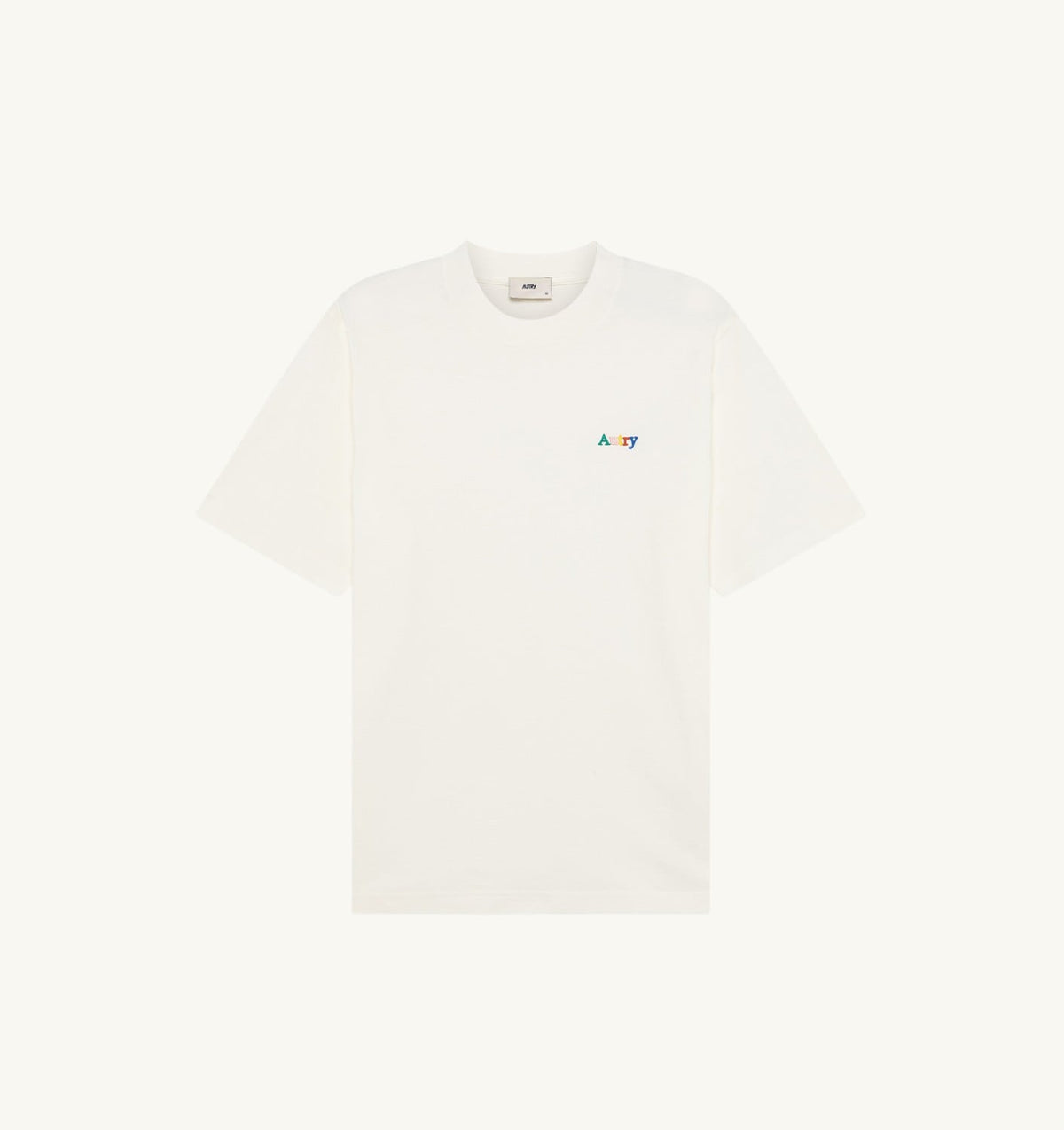 AUTRY T-SHIRT WITH MULTICOLOR LOGO UNISEX