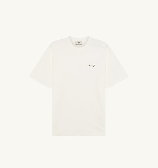 AUTRY T-SHIRT WITH MULTICOLOR LOGO UNISEX