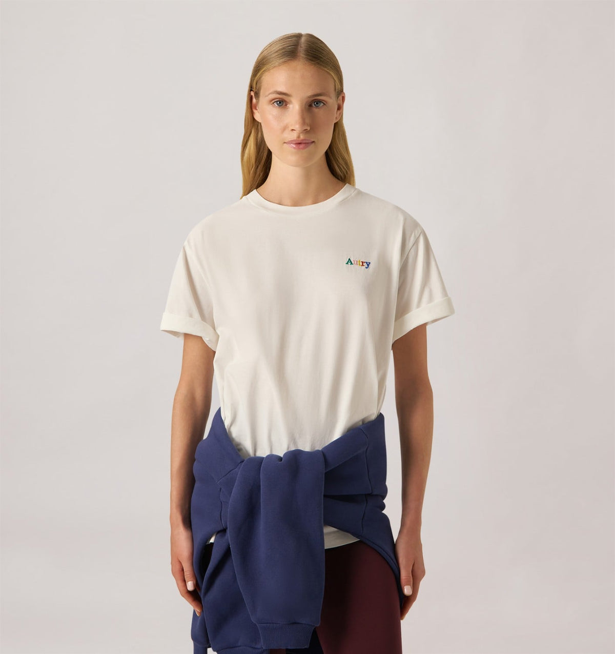 AUTRY T-SHIRT WITH MULTICOLOR LOGO UNISEX