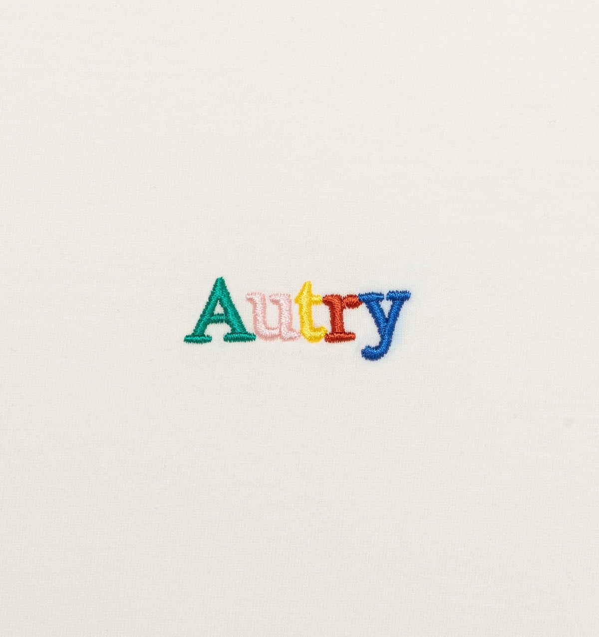AUTRY T-SHIRT WITH MULTICOLOR LOGO UNISEX