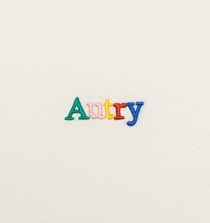 AUTRY T-SHIRT WITH MULTICOLOR LOGO UNISEX