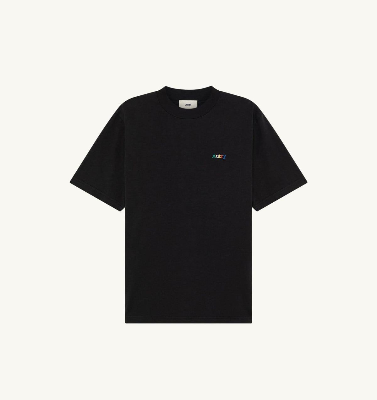 AUTRY T-SHIRT WITH MULTICOLOR LOGO UNISEX