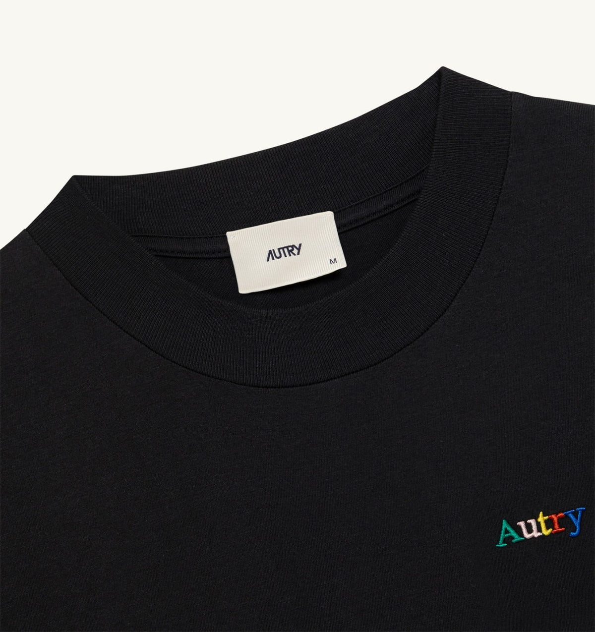 AUTRY T-SHIRT WITH MULTICOLOR LOGO UNISEX