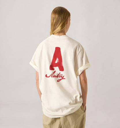 AUTRY HERITAGE T-SHIRT WITH WASHED EFFECT UNISEX