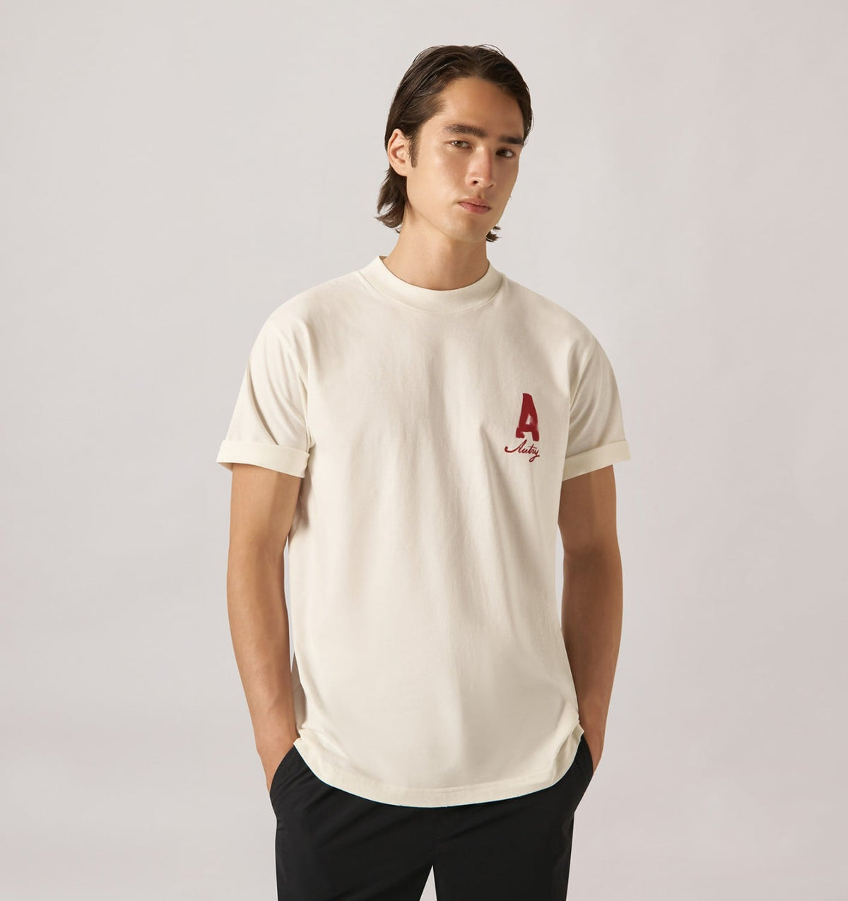 AUTRY HERITAGE T-SHIRT WITH WASHED EFFECT UNISEX