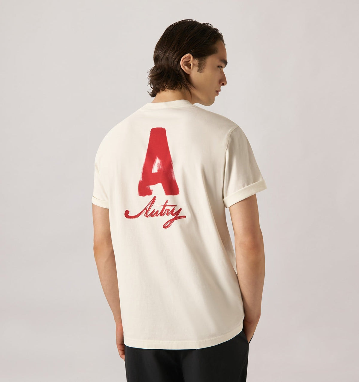 AUTRY HERITAGE T-SHIRT WITH WASHED EFFECT UNISEX