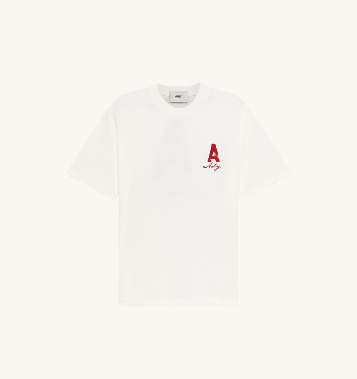 AUTRY HERITAGE T-SHIRT WITH WASHED EFFECT UNISEX